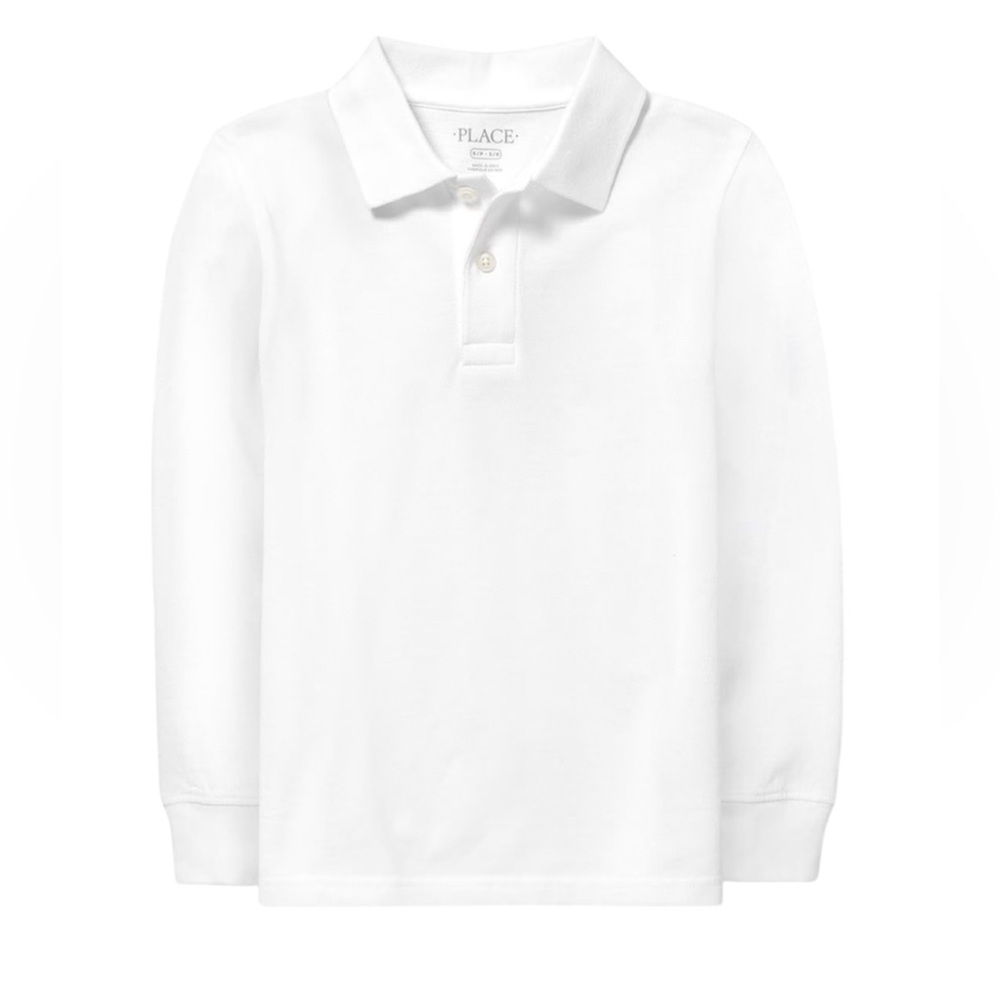 Place Kids Classic White Polo